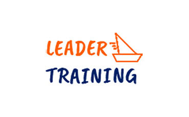 Leader Training Schriftzug in CI Farben