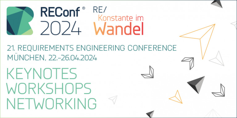 Informationen zur Requirements Engineering Konferenz REConf 2024
