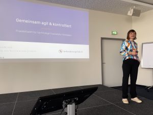Dr. Julia Mucha beim Vortrag