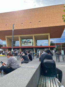 Außengelände Mensch und Computer Universität Chemnitz